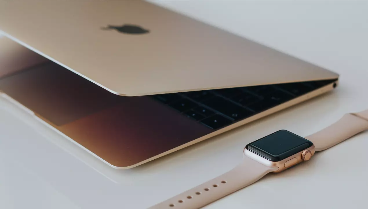 MacBook and apple watch